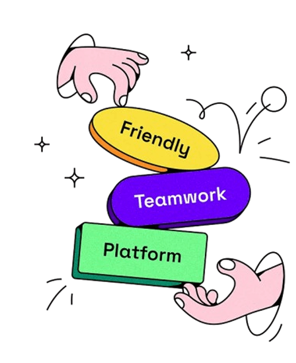 Collaborator Teamwork Platform Graphic